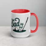 Best Dad By Par Golf Coffee Mug - Image 12
