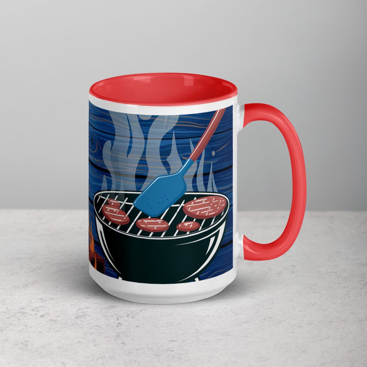 Grill Master Fueled by Coffee Dad Coffee Mug - Image 12