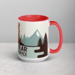 Papa Bear Runs on Coffee Fathers Day Mug - Image 12