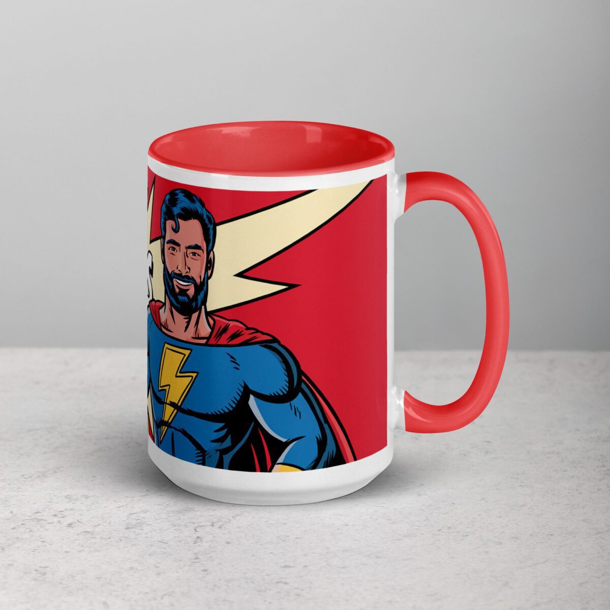 Happy Fathers Day Superhero Coffee Mug - Image 12
