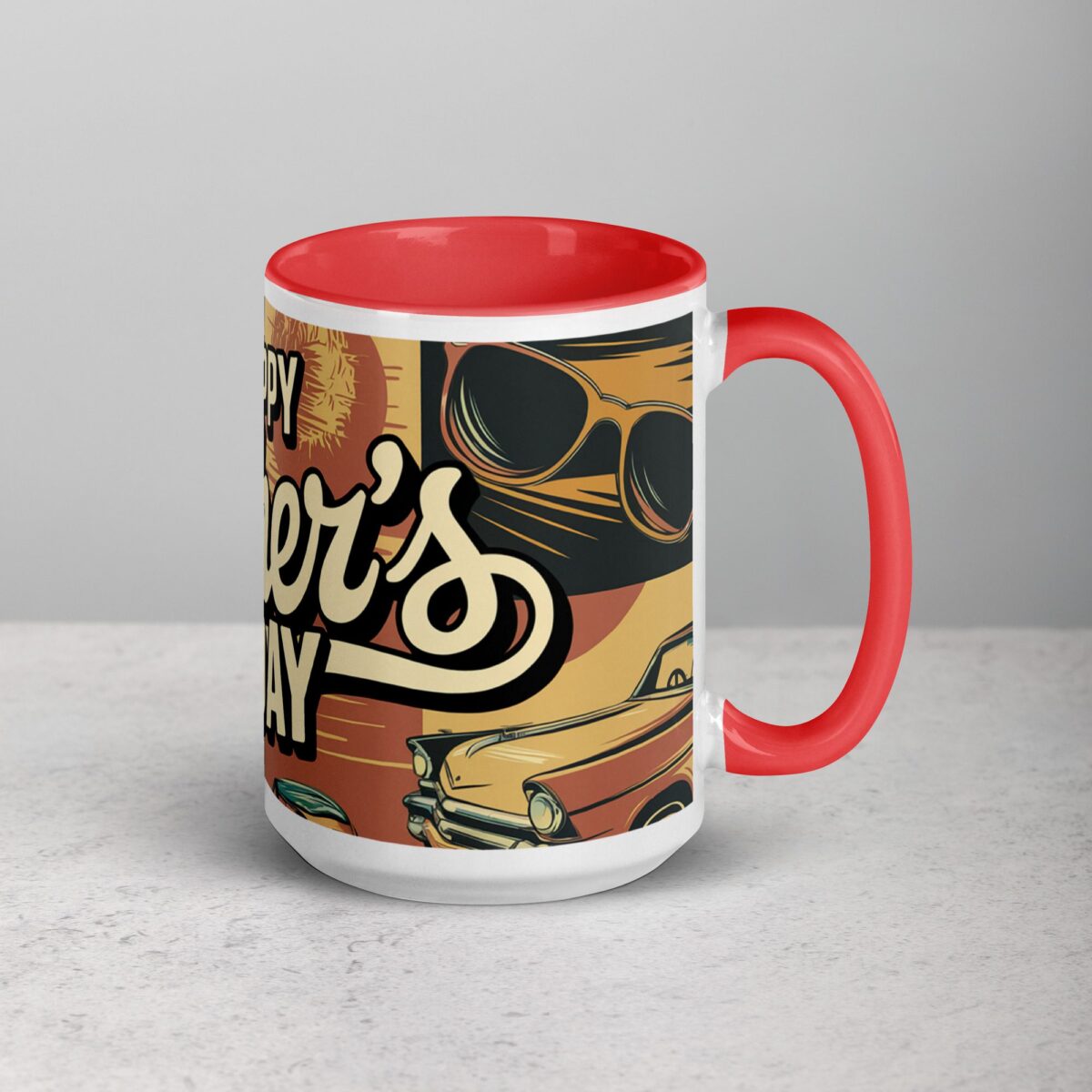 Happy Fathers Day Retro Coffee Mug - Image 12