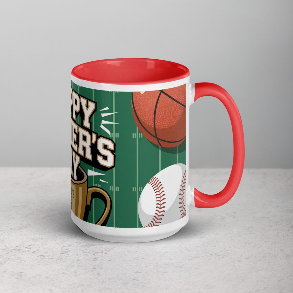 Happy Fathers Day Sports Theme Coffee Mug - Image 12
