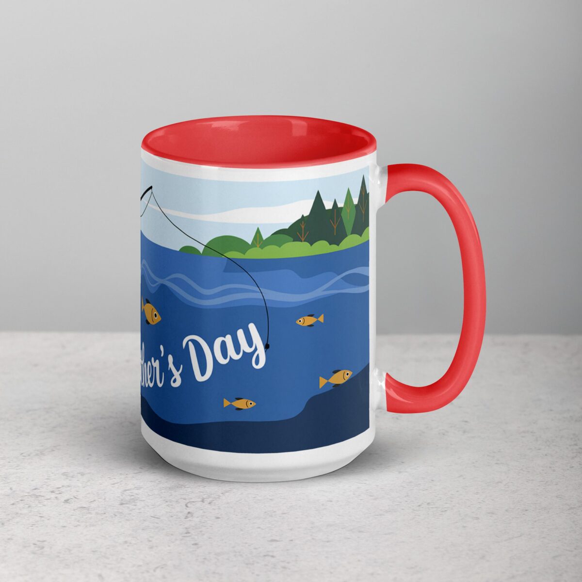 Happy Fathers Day Fishing Coffee Mug - Image 12