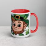 Too Cute to Pinch Leprechaun (But I’ll Take a Sip) Coffee Mug - Image 12