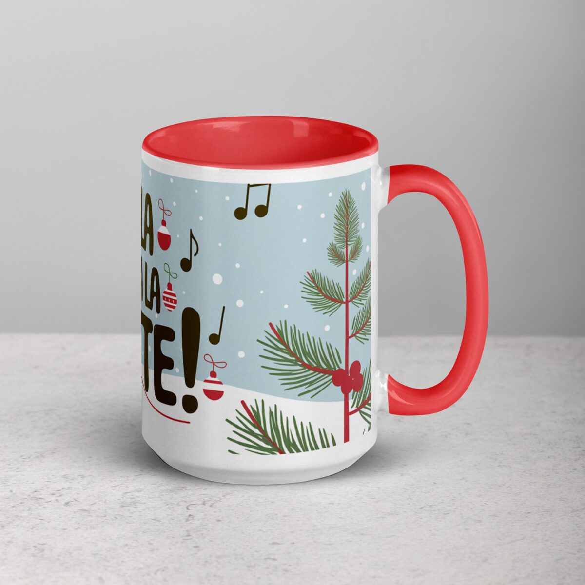 Fa La La La Latte! Coffee Christmas Mug - Image 12