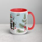 Fa La La La Latte! Coffee Christmas Mug - Image 12