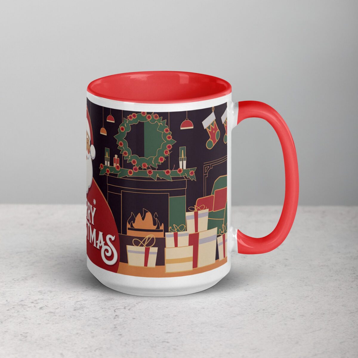 Merry Christmas Retro Coffee Mug & Tea Cup - Image 12