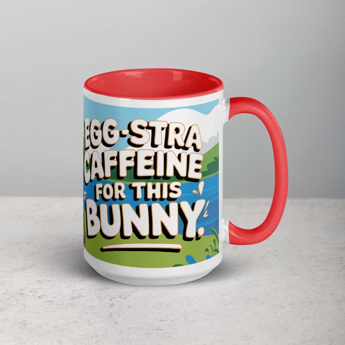 Egg-stra Caffeine for This Bunny Easter Coffee Mug - Image 12