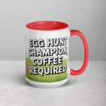Egg Hunt Champion, Coffee Required Easter Mug - Image 12