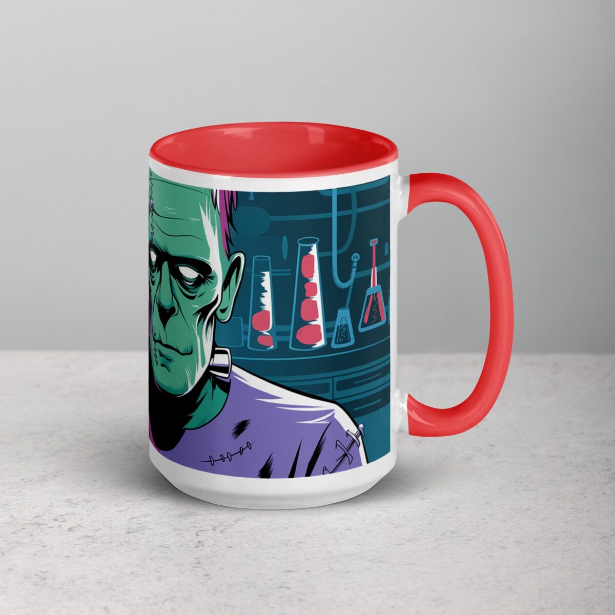 Monster Fuel Frankenstein Halloween Coffee Mug - Image 12