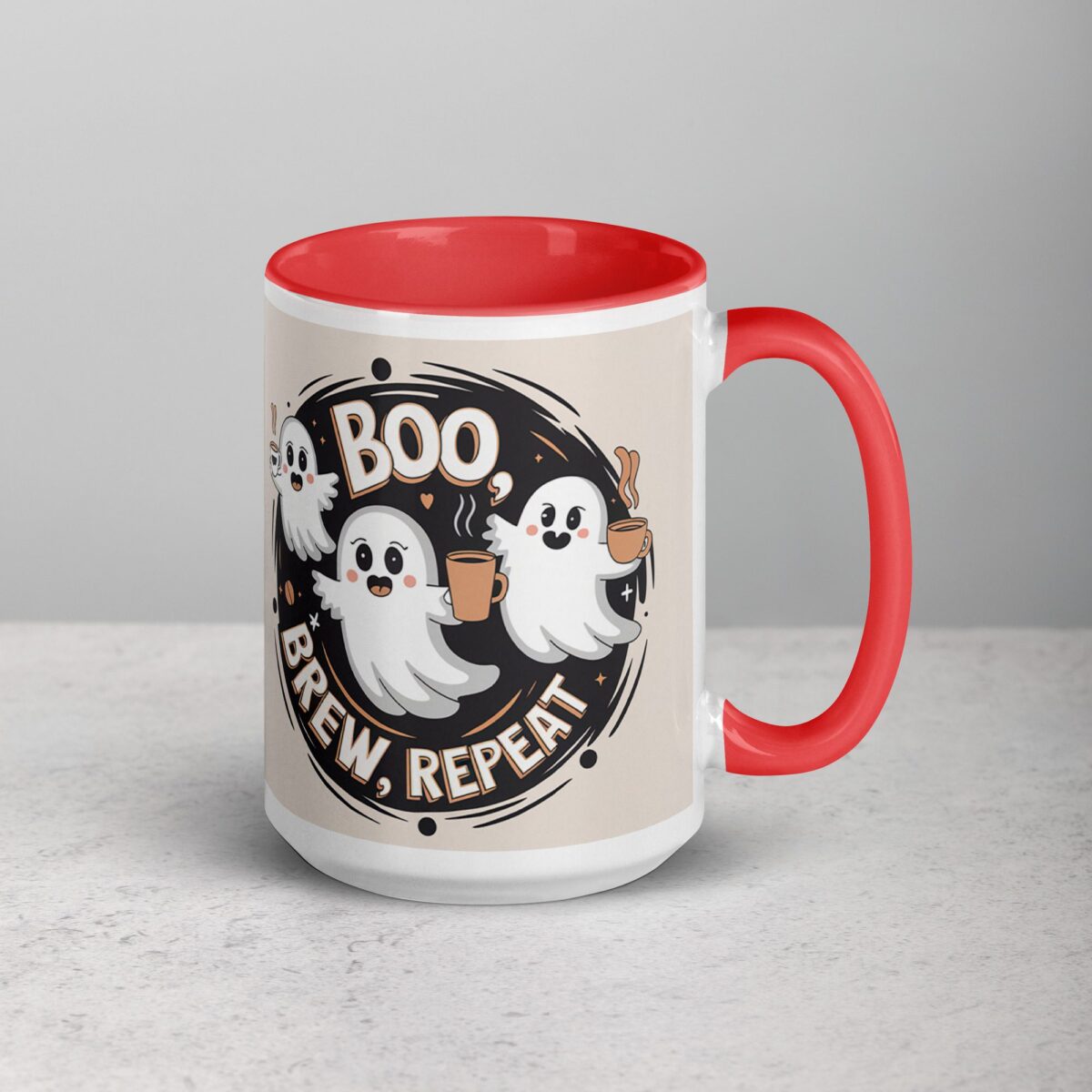 Boo, Brew, Repeat Halloween Coffee Mug - Image 12