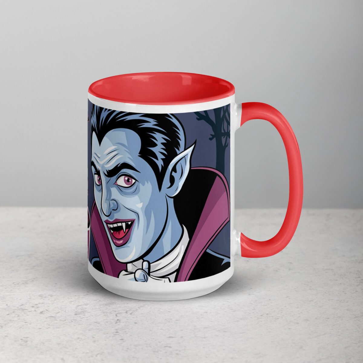 Brew-cula Halloween Dracula Coffee Mug - Image 12