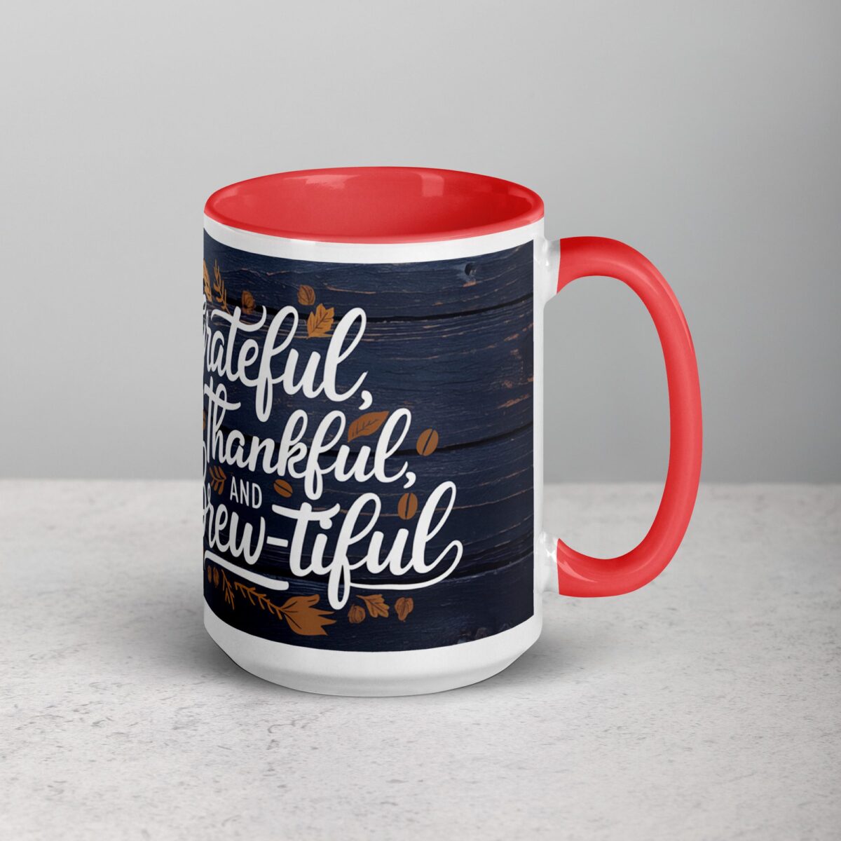 Grateful, Thankful, and Brew-tiful Coffee Mug - Image 12