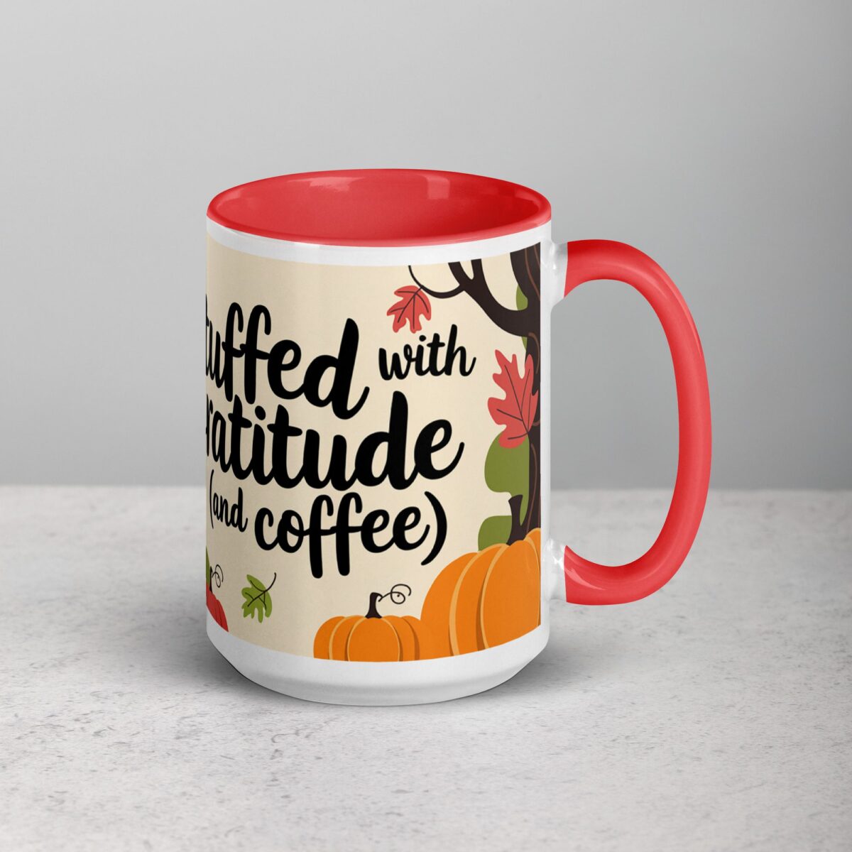 Stuffed with Gratitude (and Coffee) Thanksgiving Mug - Image 12