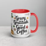Gravy, Gratitude, and Good Coffee Thanksgiving Mug - Image 12