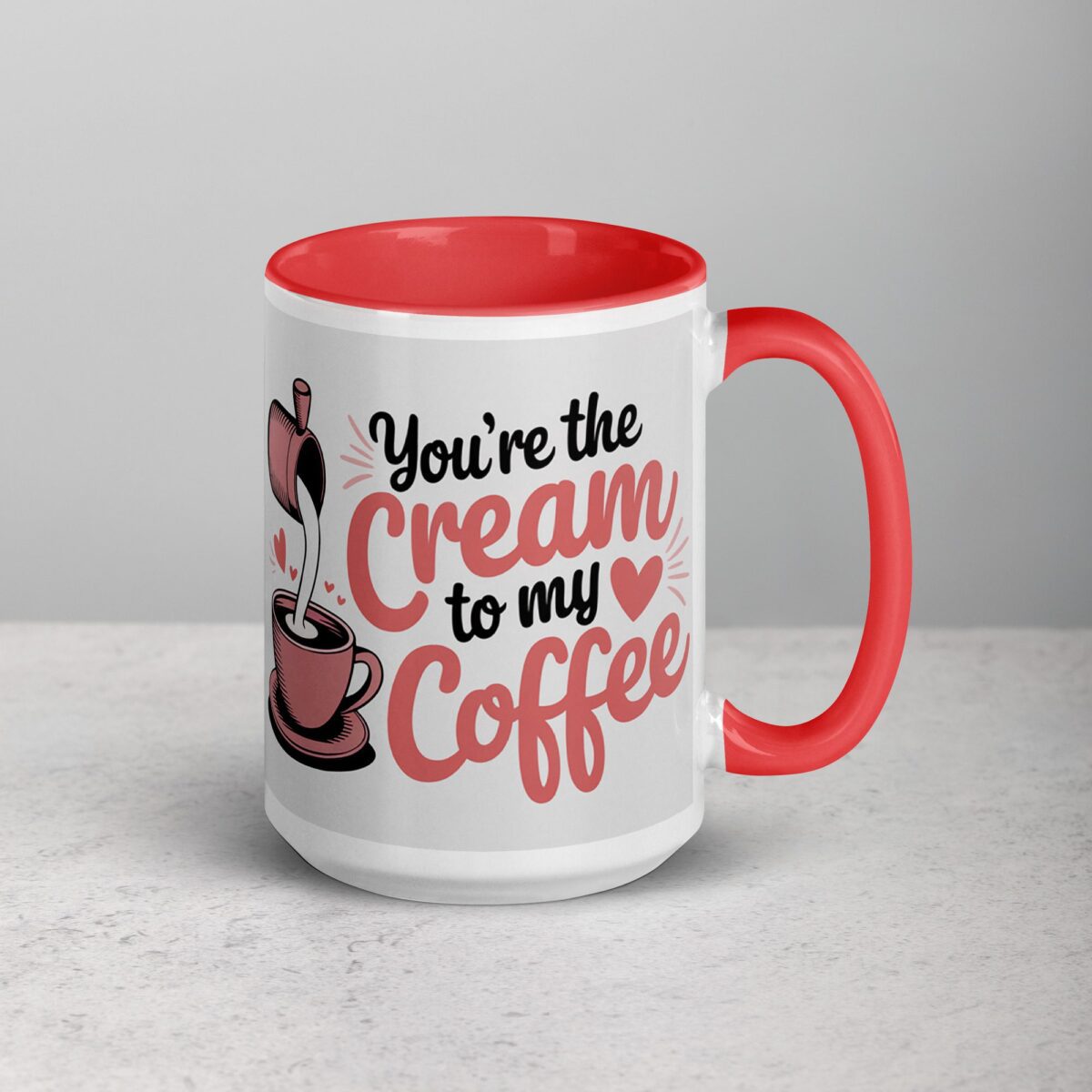 You’re the Cream to My Coffee Valentines Day Mug - Image 12