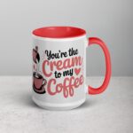 You’re the Cream to My Coffee Valentines Day Mug - Image 12