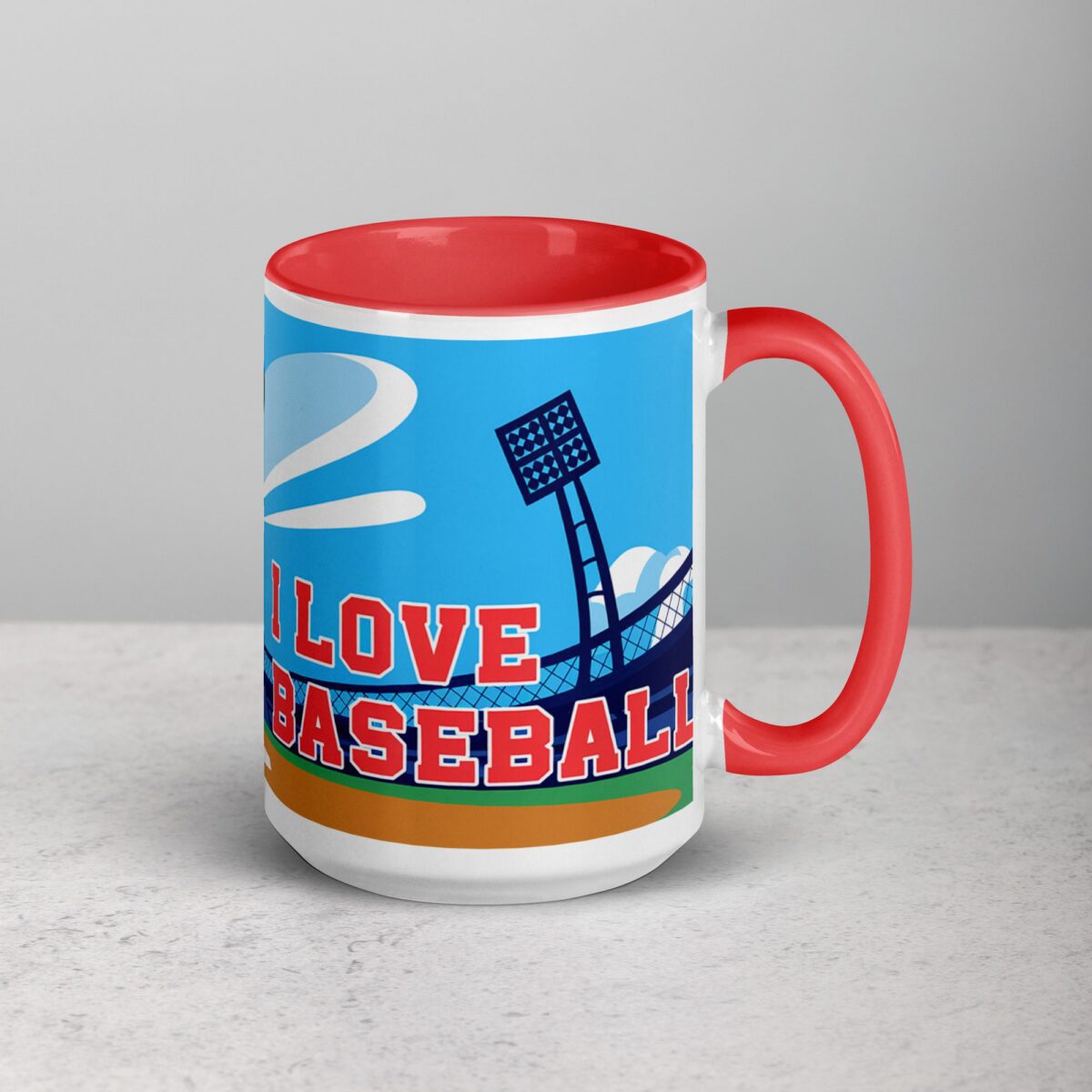 I Love Baseball Fun Coffee Mug & Tea Cup - Image 12
