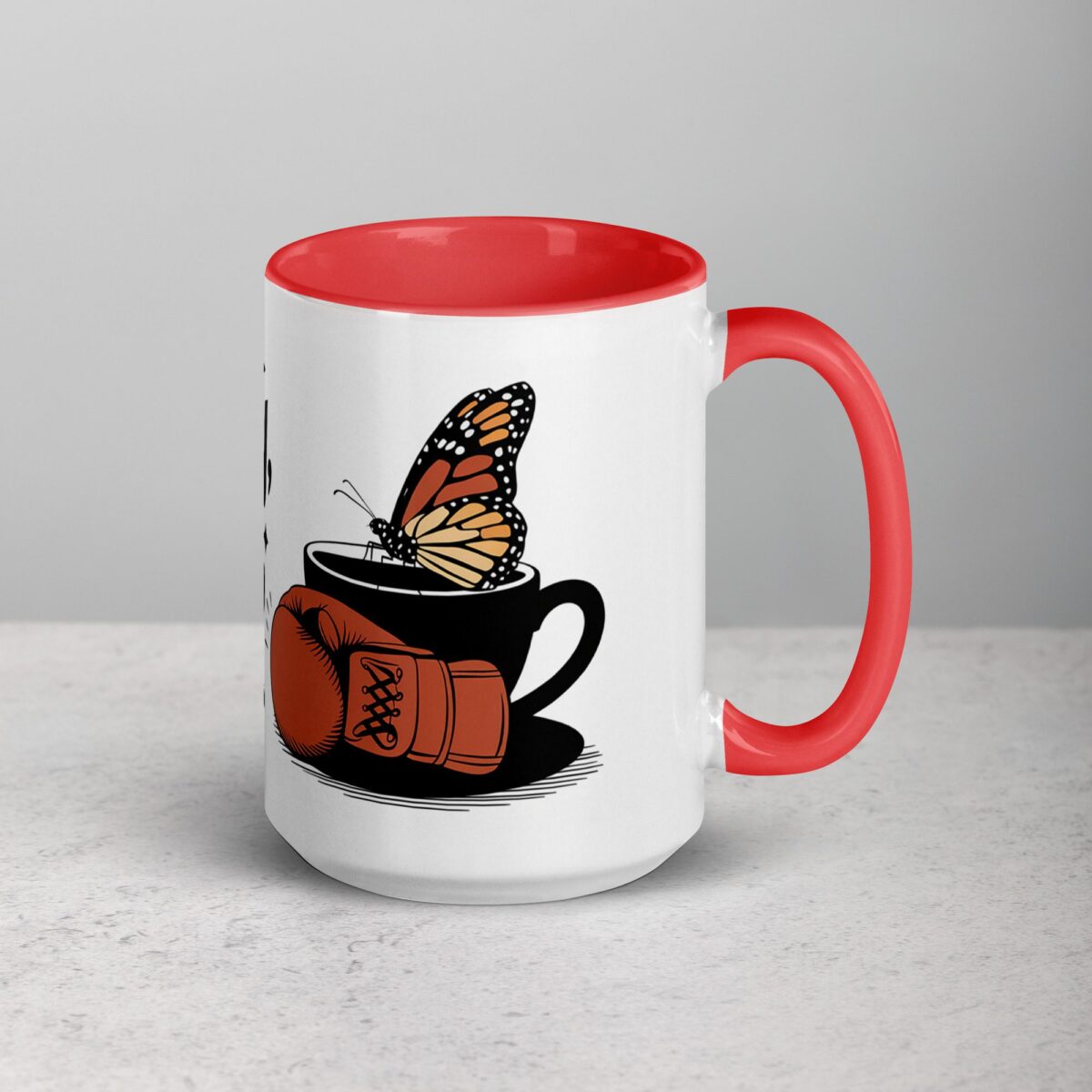 Float Like a Butterfly, Sip Like a Champ Coffee & Tea Mug - Image 12