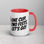 One Cup, Two Fists, Let’s Go! Boxing Coffee Mug - Image 12