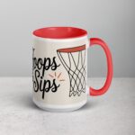 Hoops & Sips Basketball Coffee Mug & Tea Cup - Image 12