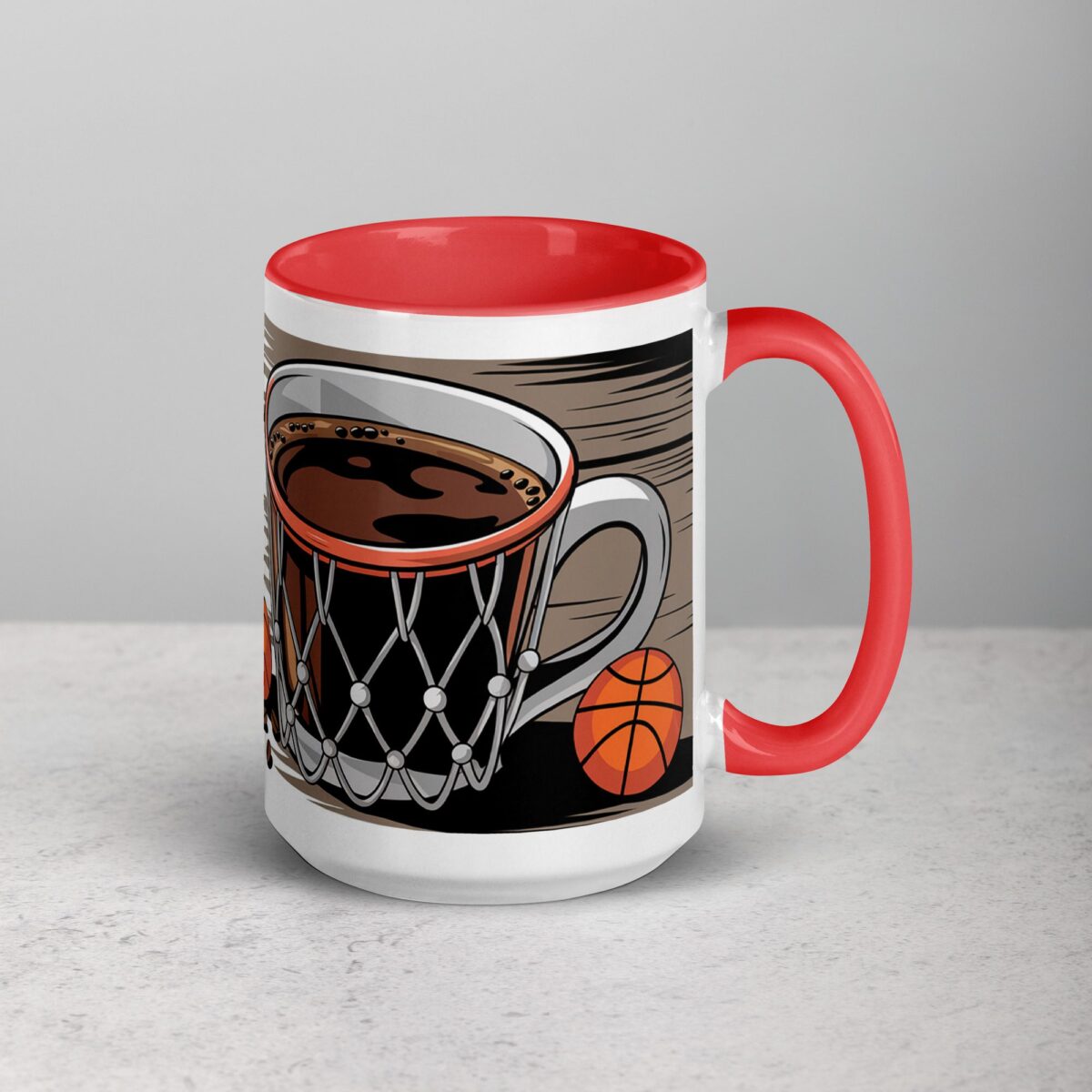 I Dunk, Therefore I Drink Basketball Coffee Mug - Image 12