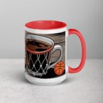 I Dunk, Therefore I Drink Basketball Coffee Mug - Image 12