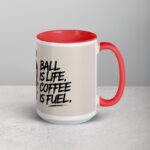 Ball is Life, Coffee is Fuel Basketball Mug - Image 12