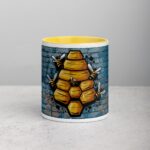 Honeycomb Bee Graffiti Coffee Mug & Tea Cup - Image 19