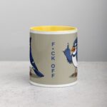 Middle Finger Blue Jay Coffee Mug & Tea Cup - Image 19