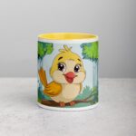 Cute Bird in Forest Coffee Mug & Tea Cup - Image 19