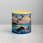 Flying Birds Graffiti Style Coffee Mugs & Tea Cup - Image 19
