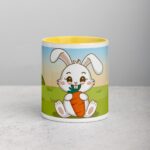 Bunny Rabbit Eating Carrot Coffee Mug & Tea Cup - Image 19