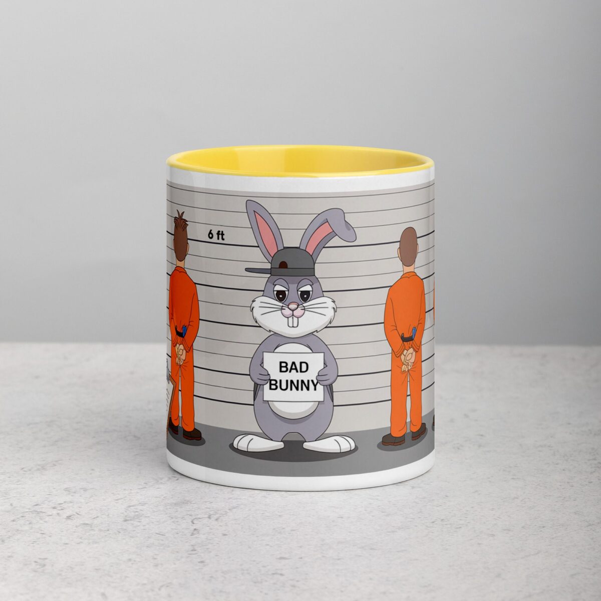 Bad Bunny Police Line  Coffee Mug & Tea Cup - Image 19