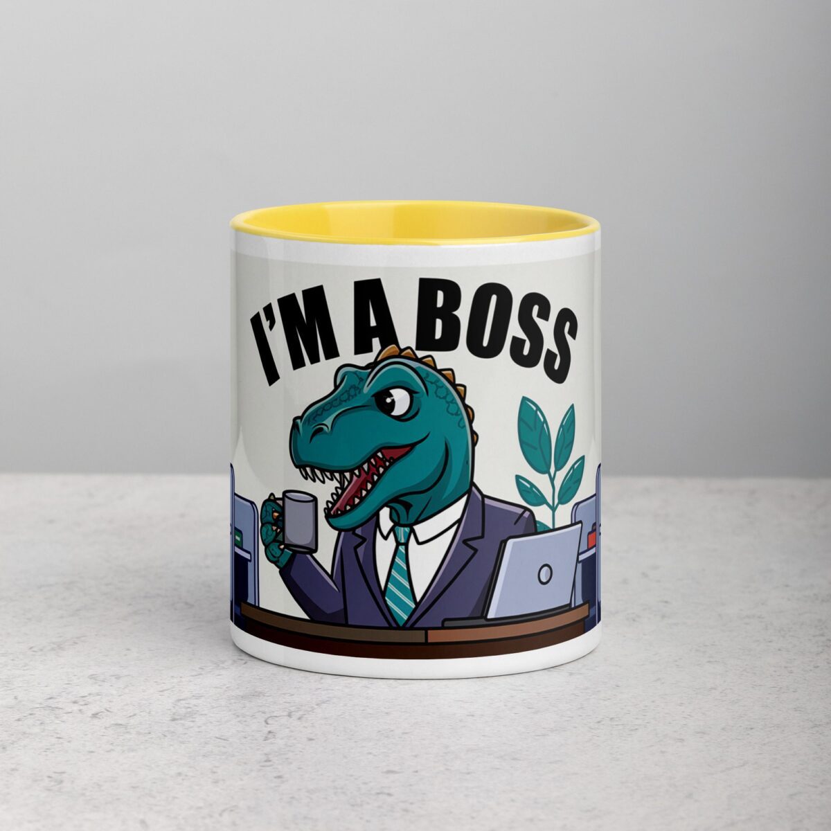I'm a Boss Dinosaur Coffee Mug & Tea Cup - Image 19