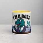 I'm a Boss Dinosaur Coffee Mug & Tea Cup - Image 19