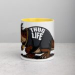 Thug Life Gangster Dinosaur Coffee Mug & Tea Cup - Image 19