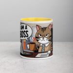 Cat I am a Boss Coffee Mug & Tea Cup - Image 19