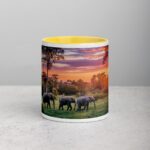 Elephant Jungle Sunset Coffee Mug & Tea Cup - Image 19