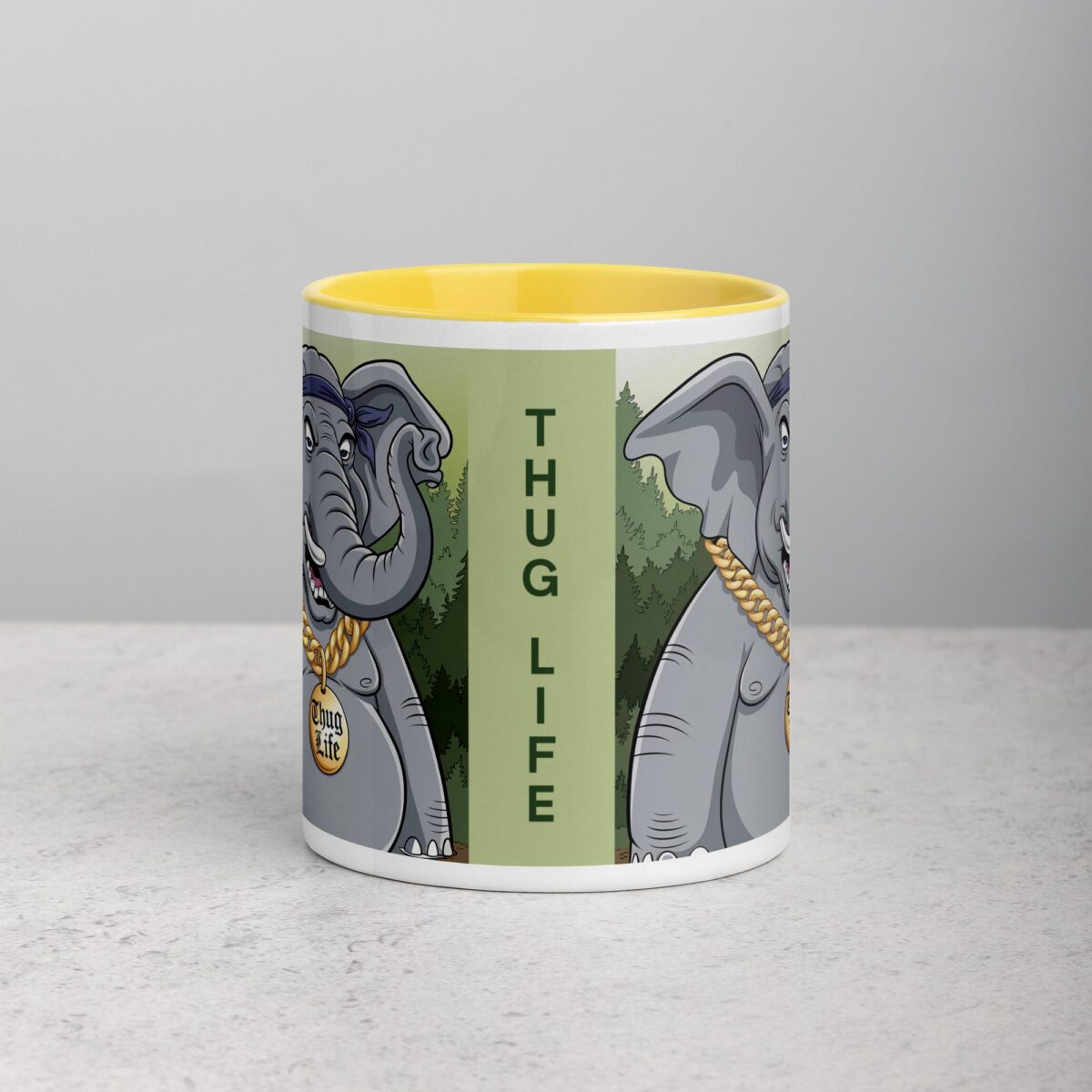 Gangster Elephant Thug Life Coffee Mug & Tea Cup - Image 19