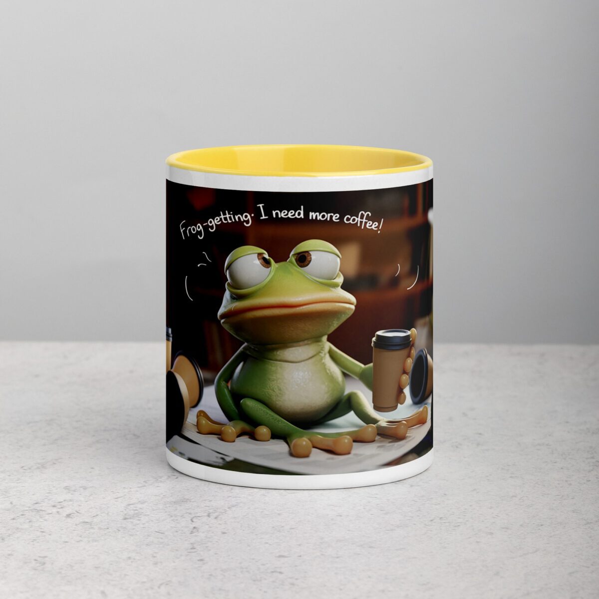 Frog-Getting I Need More Coffee Mug - Image 19