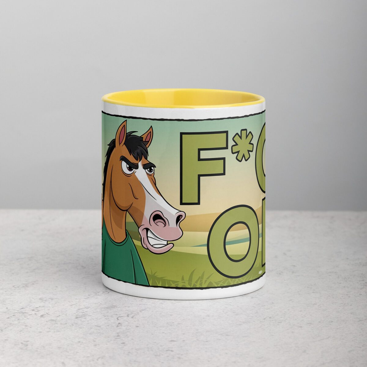 Middle Finger Horse Coffee Mug & Tea Cup - Image 19