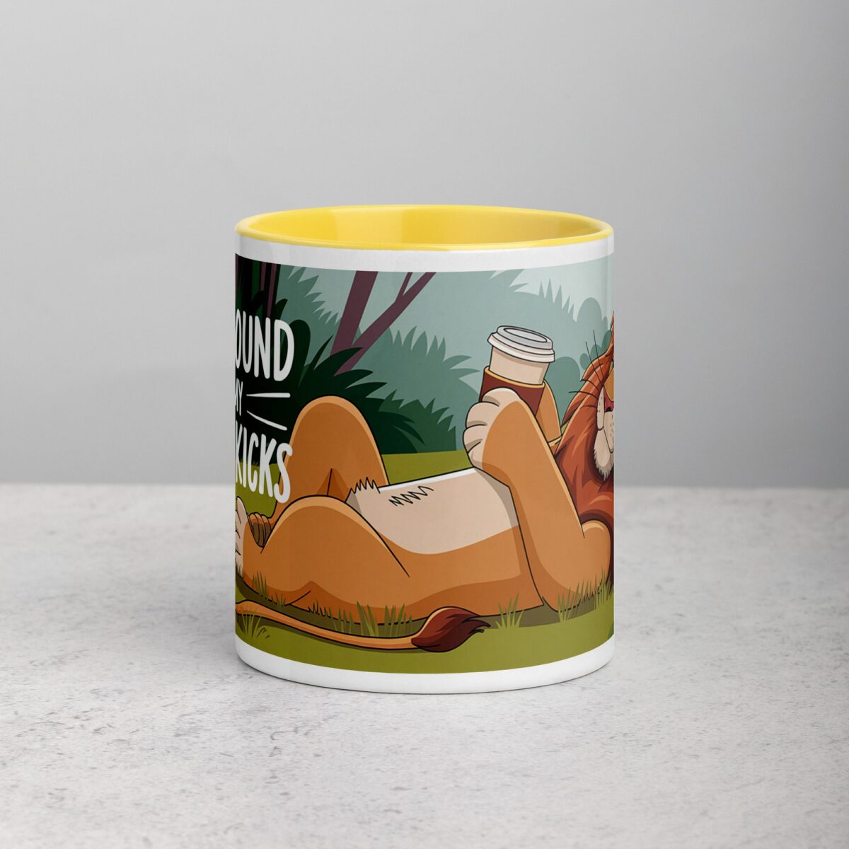 Lion Around Until My Coffee Kicks in Lion Mug - Image 19
