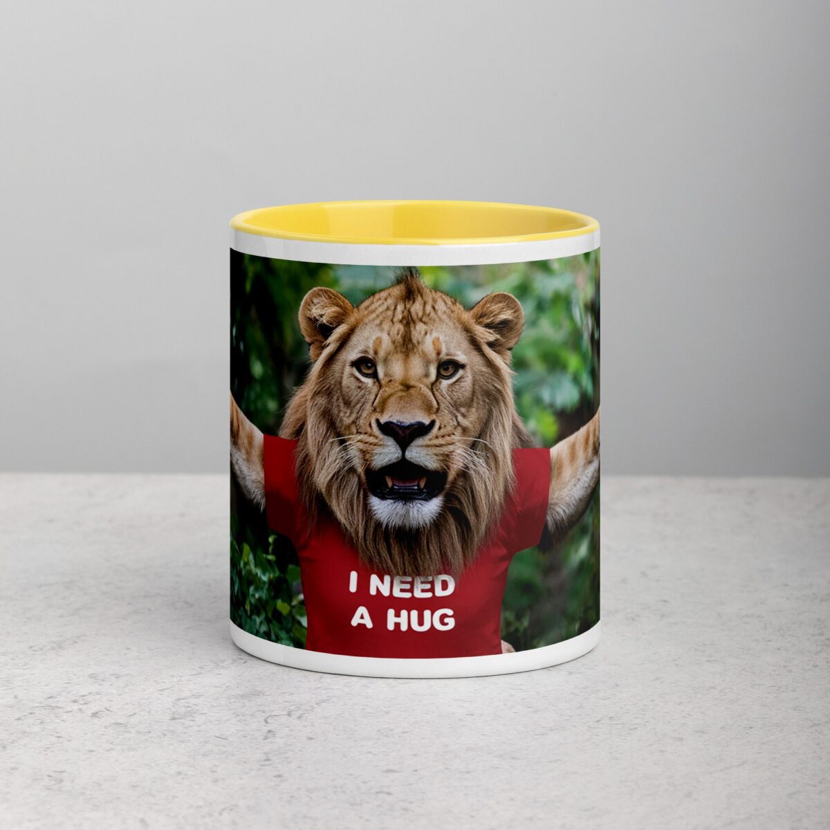 I Need a Hug Lion Coffee Mug & Tea Cup - Image 19