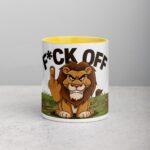 Middle Finger Lion Coffee Mug & Tea Cup - Image 19