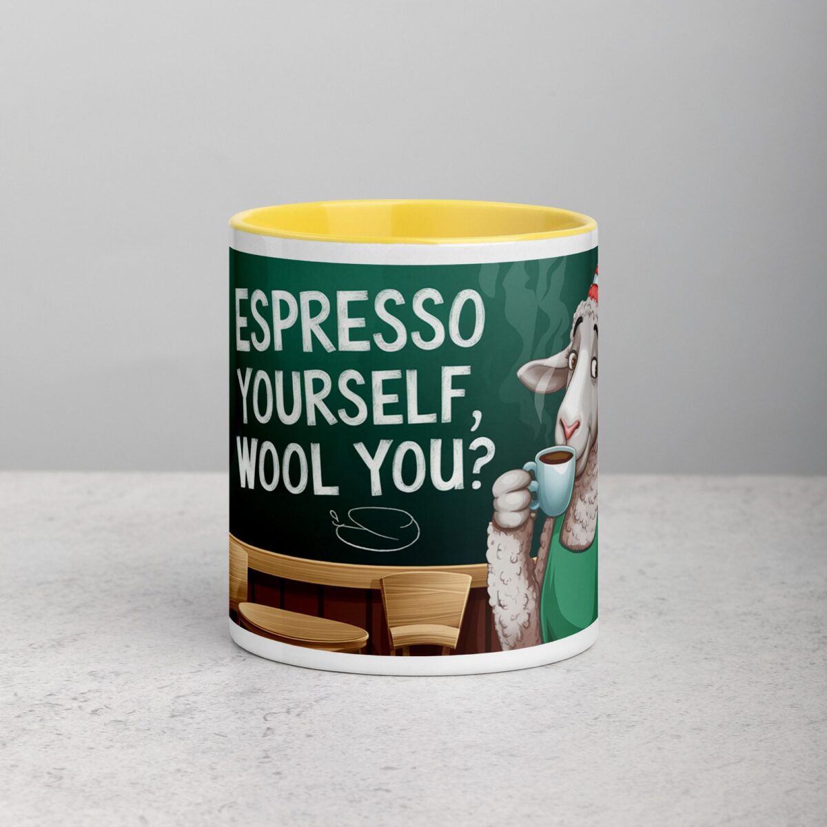 Espresso Yourself, Wool You? Sheep Coffee Mug - Image 19