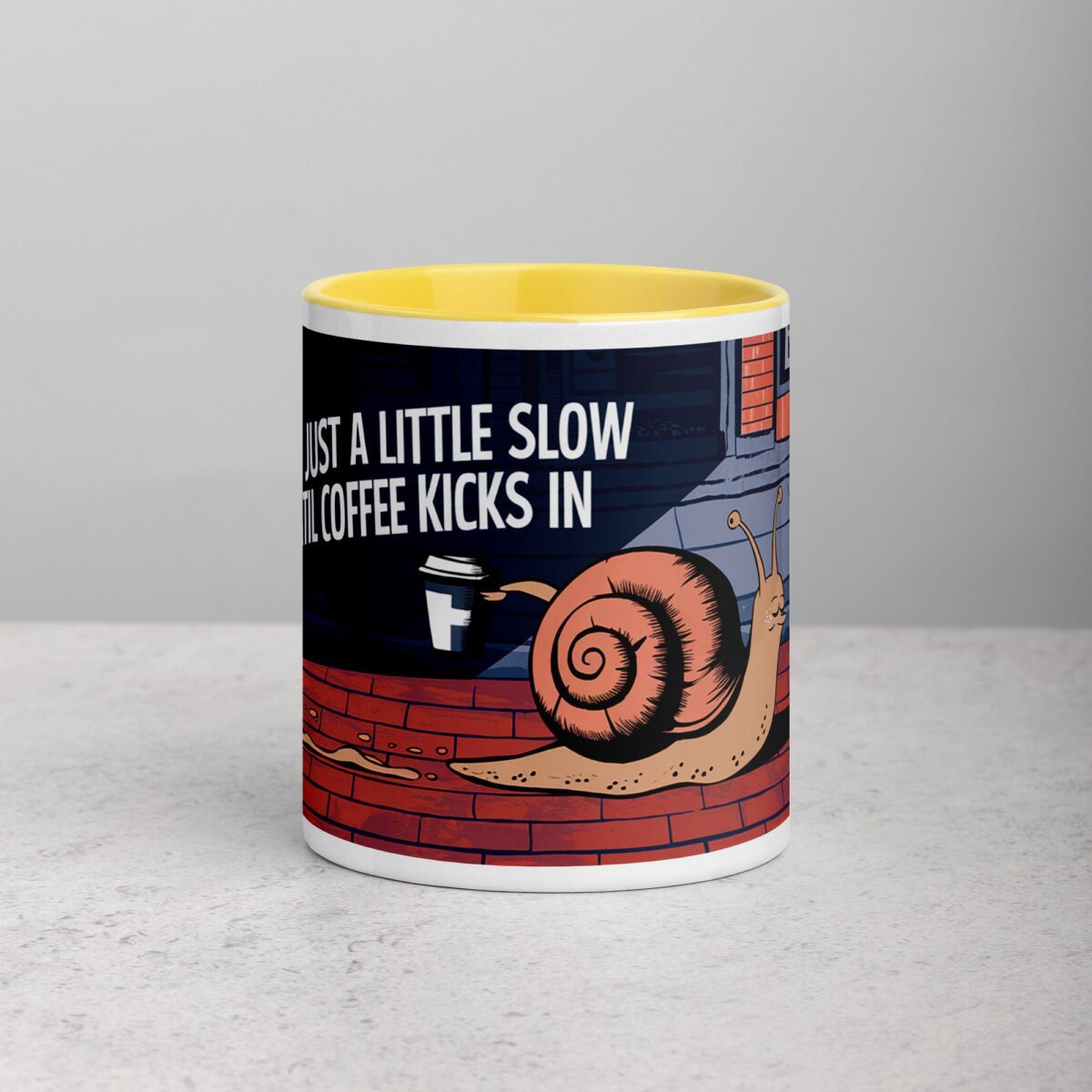 I’m Just a Little Slow Until Coffee Kicks In Snail Mug - Image 19