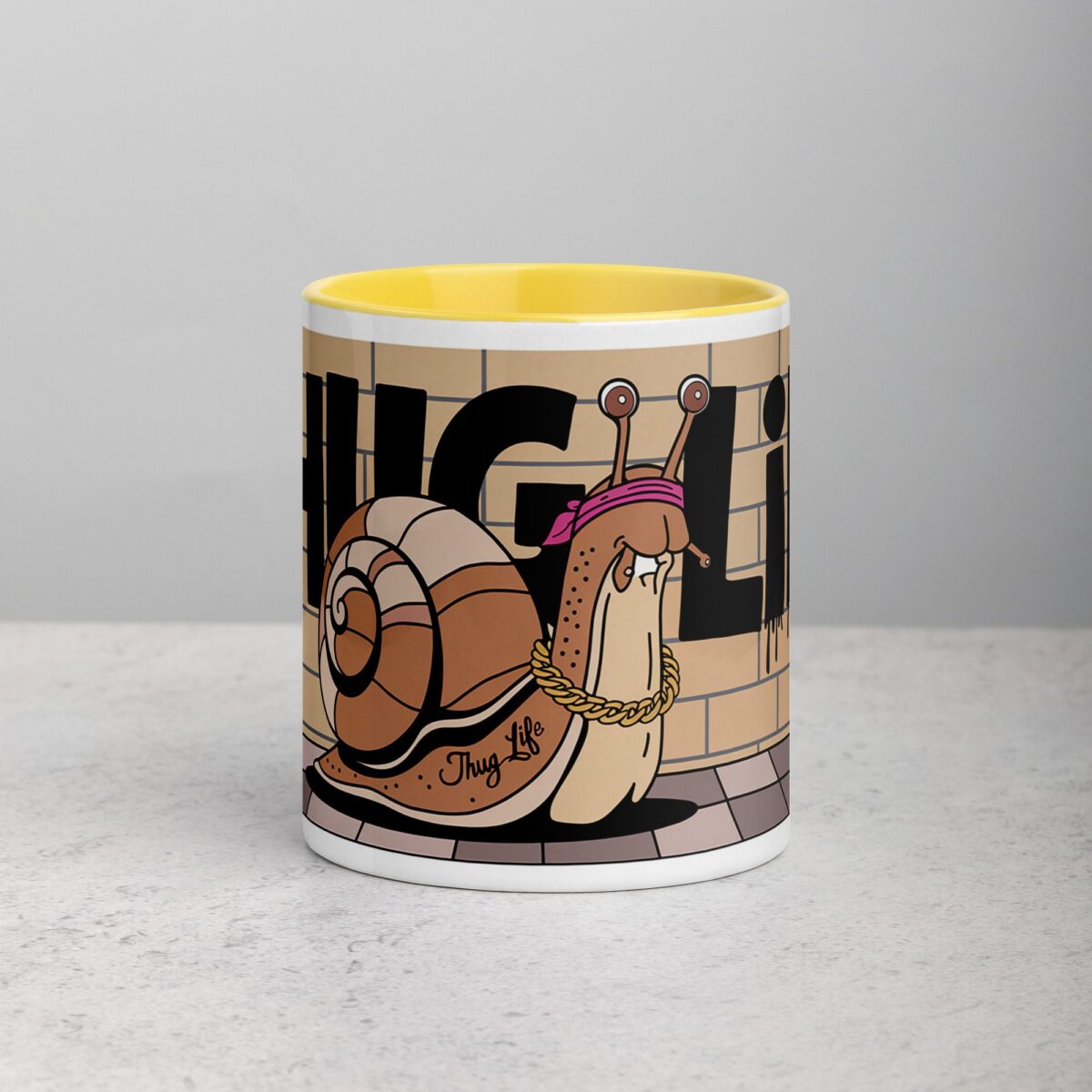 Thug Life Gangster Snail Coffee Mug & Tea Cup - Image 19