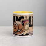 Thug Life Gangster Snail Coffee Mug & Tea Cup - Image 19