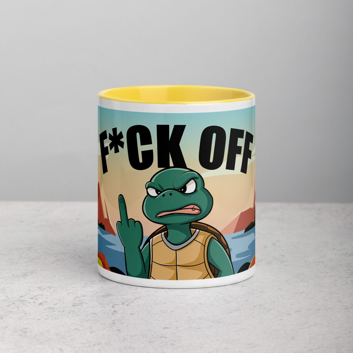 Middle Finger Turtle Coffee Mug & Tea Cup - Image 19